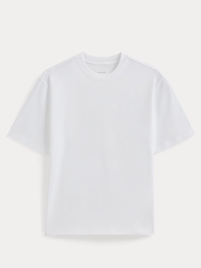 Everlane Boxy Organic Cotton White T Shirt Oversized Slouchy Size Xxs